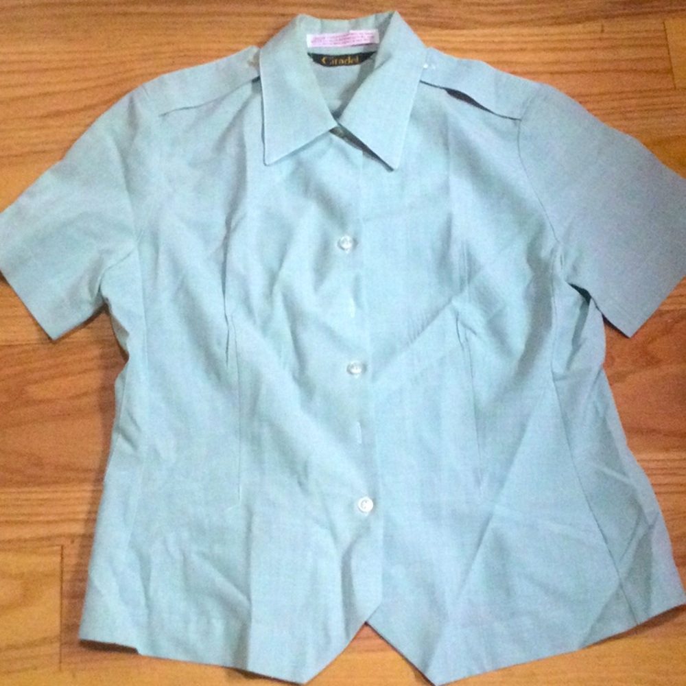 Dress Uniform Blouse. Size 12.  Wool/ Polyester Blend. Excellent Condition